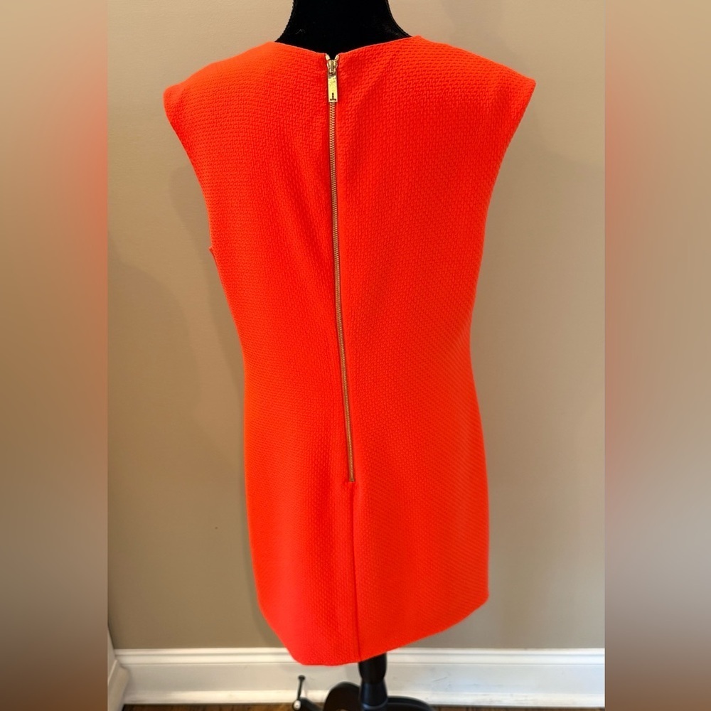 Women’s TED BAKER London coral quilted shift dress- Size 5 - Picture 4 of 7